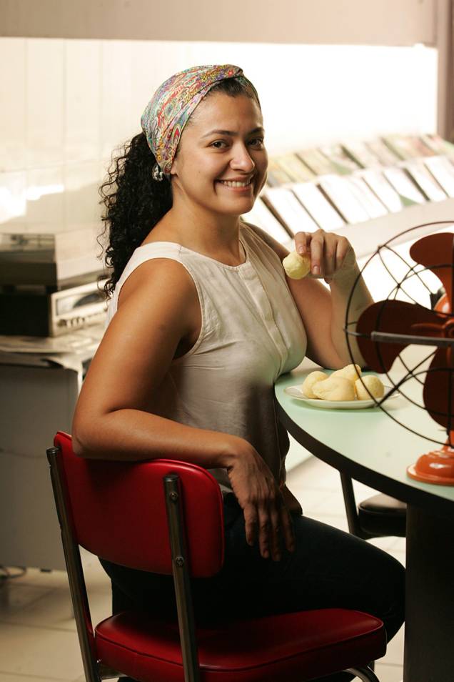 A chef Talitha Barros, responsável pelo cardápio e pela seleção musical A chef Talitha Barros, responsável pelo cardápio e pela seleção musical