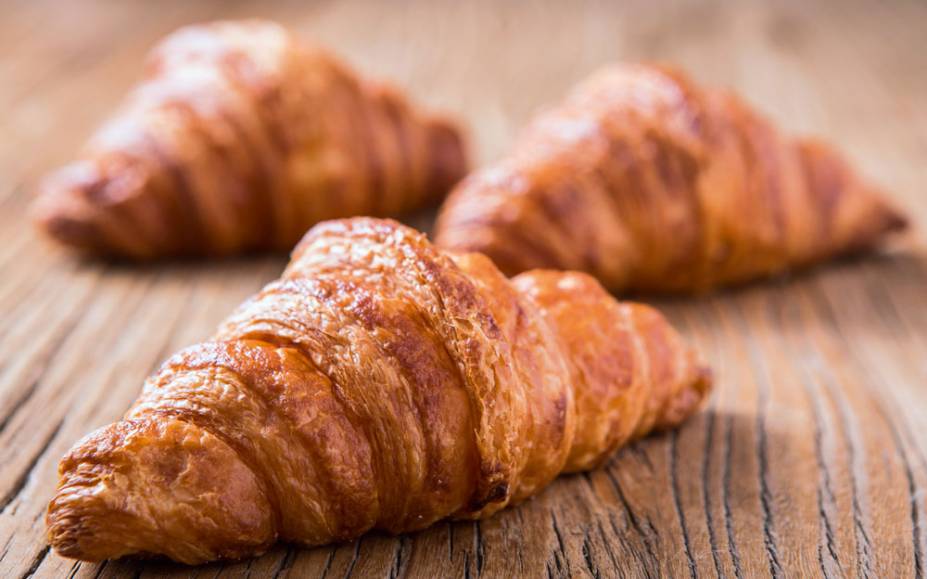 O croissant: leve e amanteigado na medida O croissant: leve e amanteigado na medida