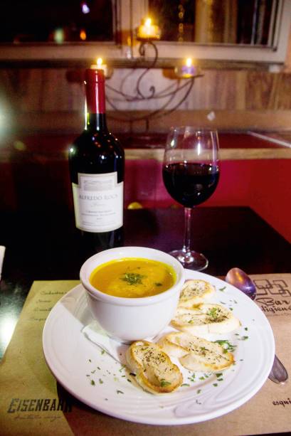 Novidades no menu: creme de cenoura Novidades no menu: creme de cenoura