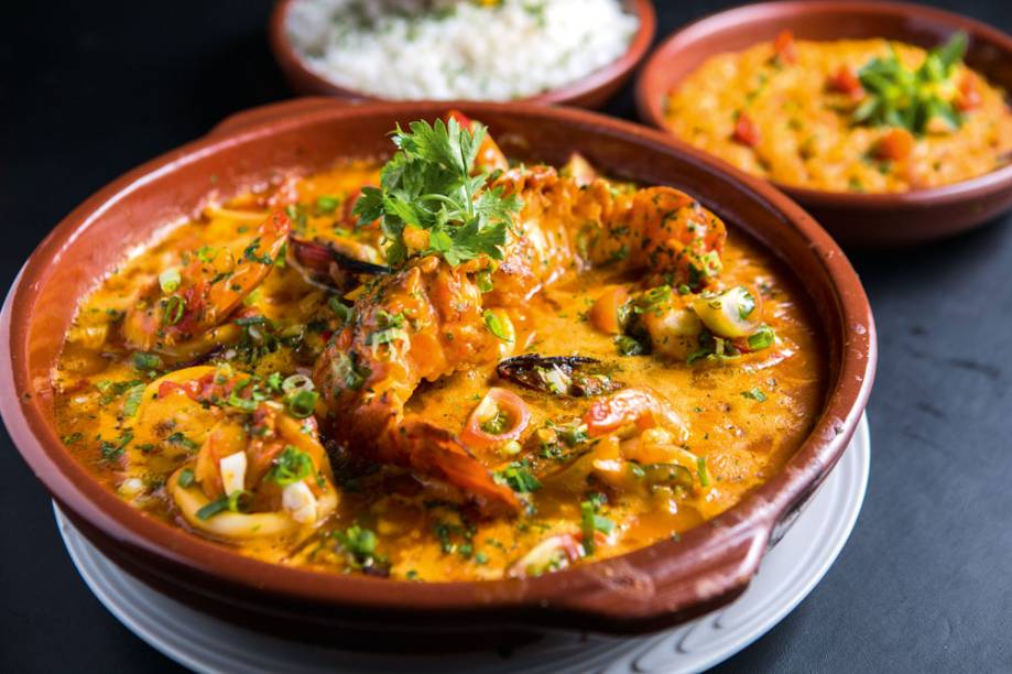 A moqueca de pescados: para três pessoas com folga