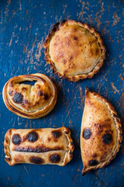 Para reconhecer fácil, cada um dos sete recheios tem um formato de massa diferente Para reconhecer fácil, cada um dos sete recheios tem um formato de massa diferente