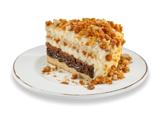 Bolo crocante de brigadeiro e creme Bolo crocante de brigadeiro e creme