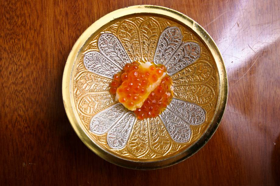 Bolinho de ovas com salmão Bolinho de ovas com salmão