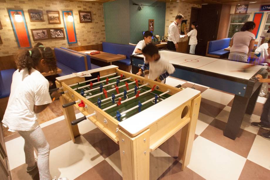 O salão de jogos O salão de jogos