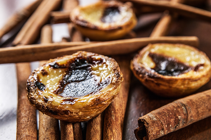 Pastel de nata: recheio bem líquido