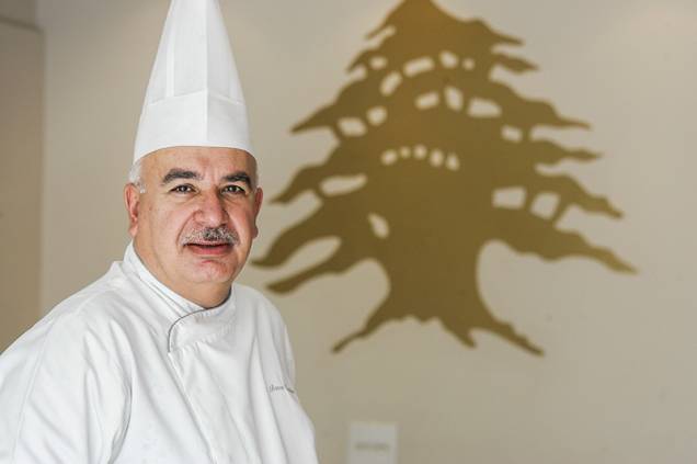 O chef libanês Benon Chamilian O chef libanês Benon Chamilian