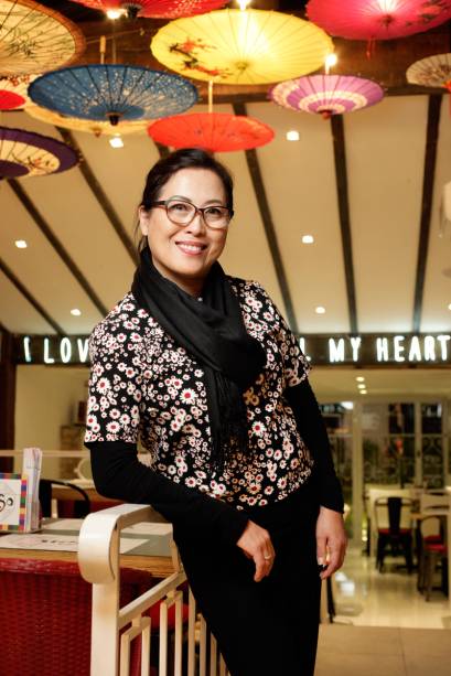 A proprietária Lilian Hwang A proprietária Lilian Hwang