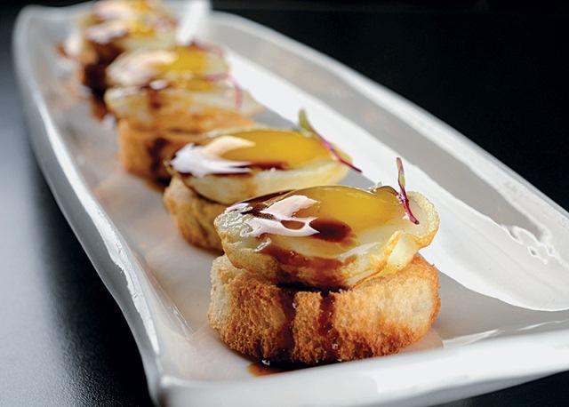 Canapés de ovo de codorna: uma das novidades da casa Canapés de ovo de codorna: uma das novidades da casa