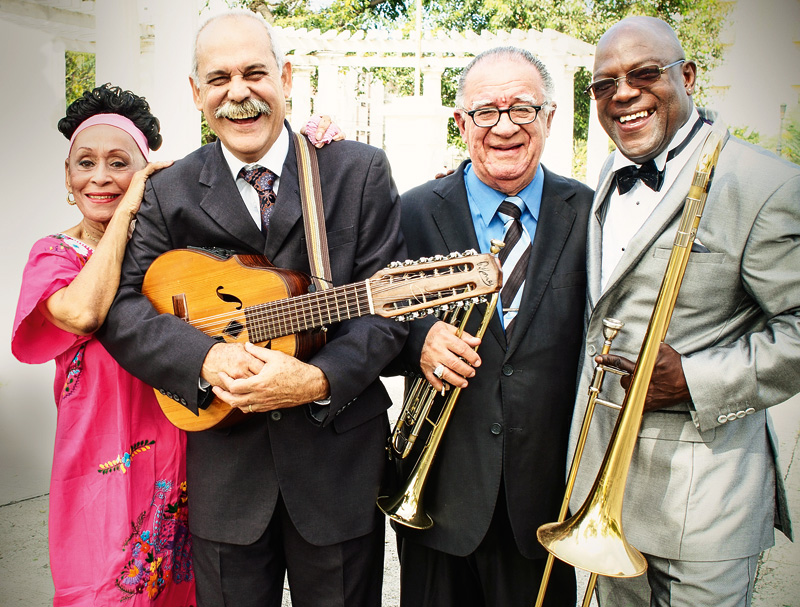 Omara Portuondo, Barbarito Torres, Guajiro Mirabal e Jesus “Aguaje” Ramos: noite de boleros e canções românticas