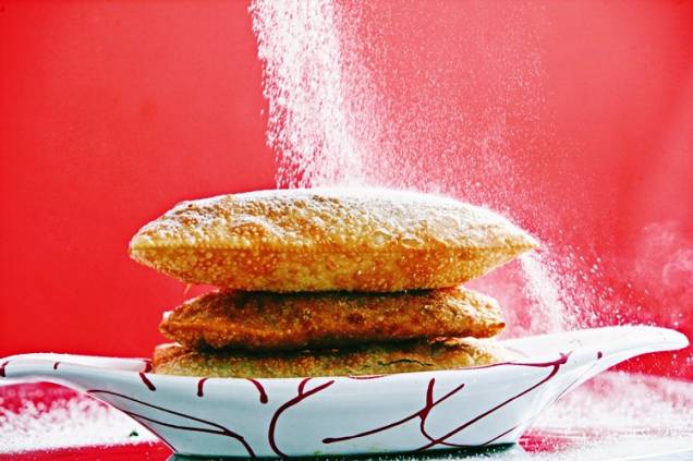 Pastéis de goiabada com queijo branco, da pastelaria Pastel da Maria Pastéis de goiabada com queijo branco, da pastelaria Pastel da Maria