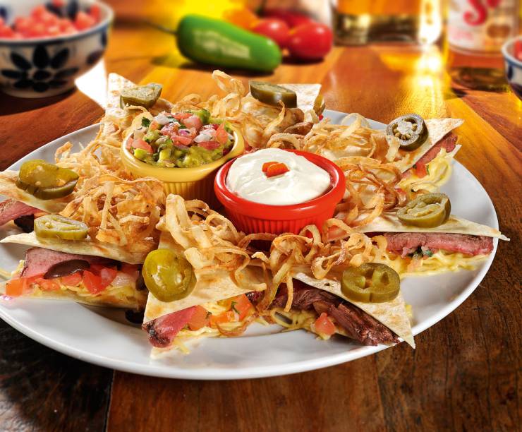 Quesadilhas de carne Quesadilhas de carne