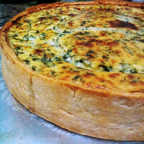 Quiche de espinafre