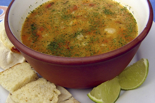 Tanger: tradicional sopa harira Tanger: tradicional sopa harira