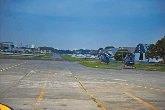 Aeroporto do Campo de Marte: um pouso ou decolagem a cada três minutos