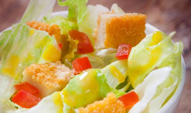 Social Food Truck Seara: salada caesar Social Food Truck Seara: salada caesar