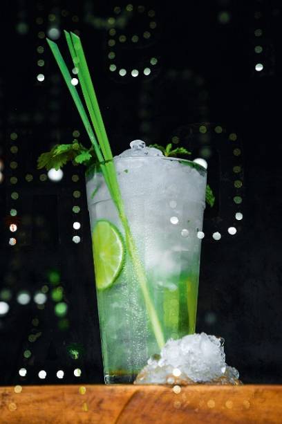 San mojito: acrescido de capim-santo, gengibre e coentro San mojito: acrescido de capim-santo, gengibre e coentro