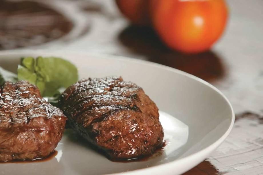 Bombom: corte extraído do miolo da alcatra oferecido no Templo da Carne Marcos Bassi Bombom: corte extraído do miolo da alcatra oferecido no Templo da Carne Marcos Bassi