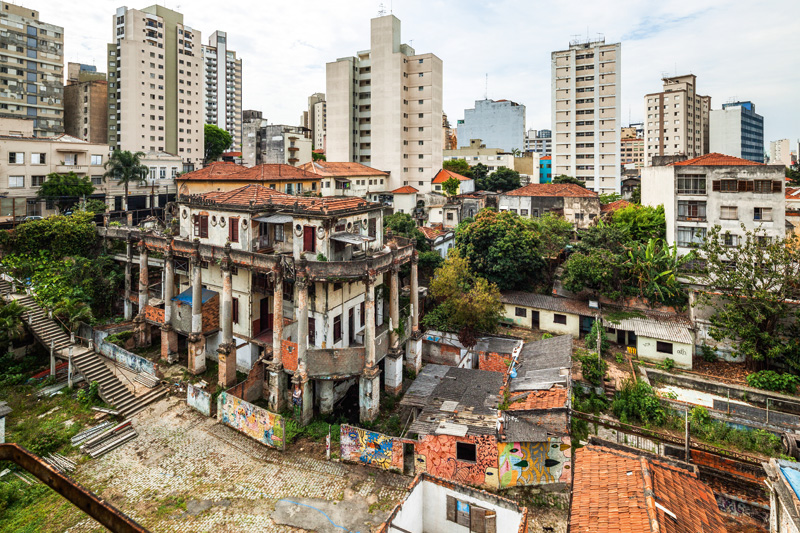 	Palacete principal: a recuperação da precária estrutura deve se estender até 2018