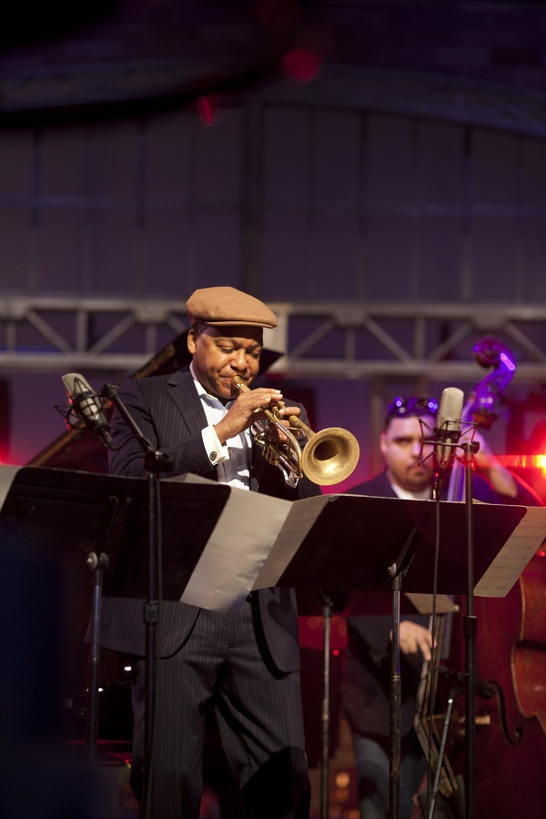 O americano Wynton Marsalis: apresentação ao lado da Jazz at Lincoln Center Orchestra O americano Wynton Marsalis: apresentação ao lado da Jazz at Lincoln Center Orchestra