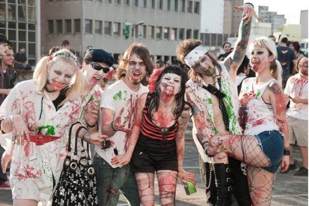 A Zombie Walk SP 2013 ocorre no dia 2 de novembro A Zombie Walk SP 2013 ocorre no dia 2 de novembro