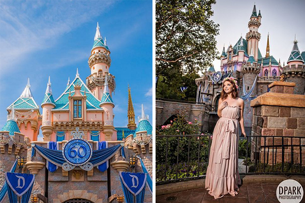 Após fim de noivado, jovem surpreende com ensaio fotográfico inspirador na Disneyland