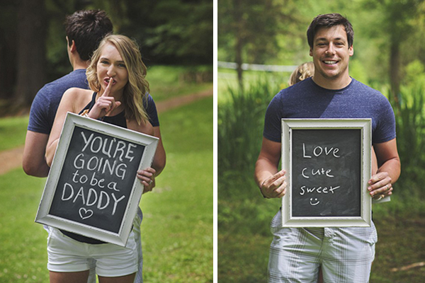 Mulher leva marido às lágrimas após surpreendê-lo com notícia de gravidez em ensaio fotográfico