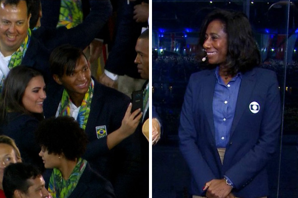 Glória Maria critica atletas que tiram selfies na festa de encerramento e internautas reagem