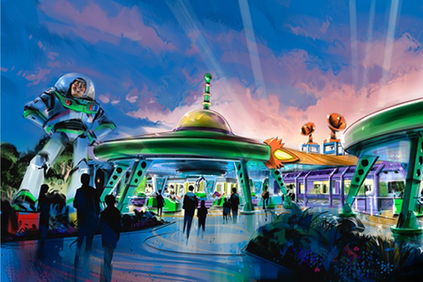 A área temática inspirada em “Toy Story” da Walt Disney World é o sonho de toda criança dos anos 1990