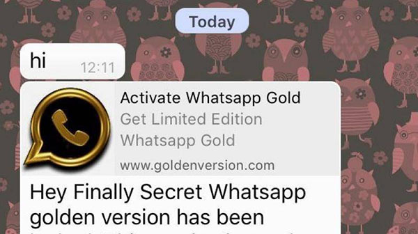 Novo golpe no WhatsApp promete versão exclusiva do aplicativo de mensagens