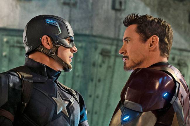 capitao américa Cena de 'Capitão América: Guerra Civil': duelo contra o Batman fora das telas (Foto: Divulgação)