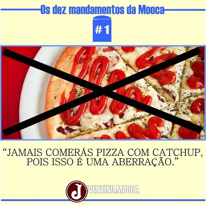 Os mandamentos da Mooca, segundo a página do “Juventino da Mooca”