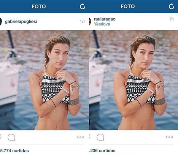 Gabriela Pugliesi é “acusada” de usar Photoshop em foto de biquíni de seu Instagram
