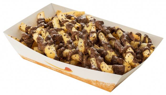 Testamos a batata frita com Ovomaltine do Burger King