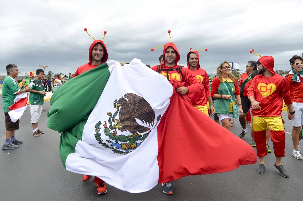 Torcedores Brasil x México