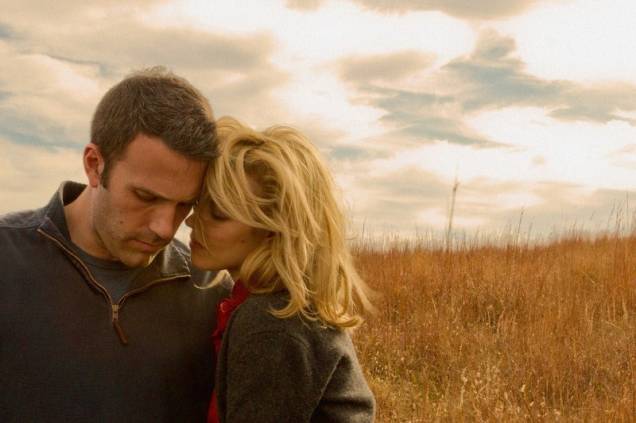 Amor pleno: os atores Ben Affleck e Rachel McAdams Amor pleno: os atores Ben Affleck e Rachel McAdams
