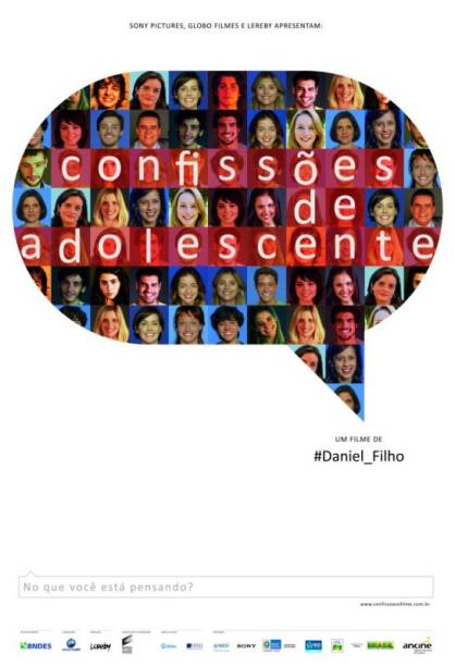 Confissões de Adolescente - Filme: pôster do filme