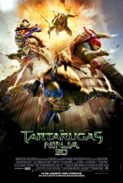 As Tartarugas Ninja: pôster do filme As Tartarugas Ninja: pôster do filme
