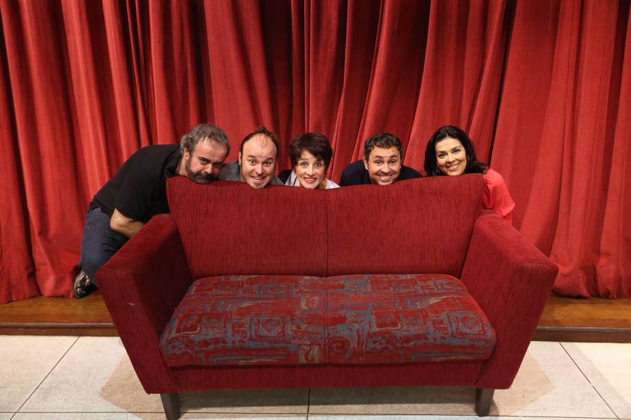 Antonio Ravan, Paulinho Serra, Alexandra Golik, Guilherme Uzeda e Marcela Leal