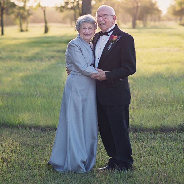 Junto há 70 anos, este casal não tinha fotos do dia de seu casamento como recordação… até agora