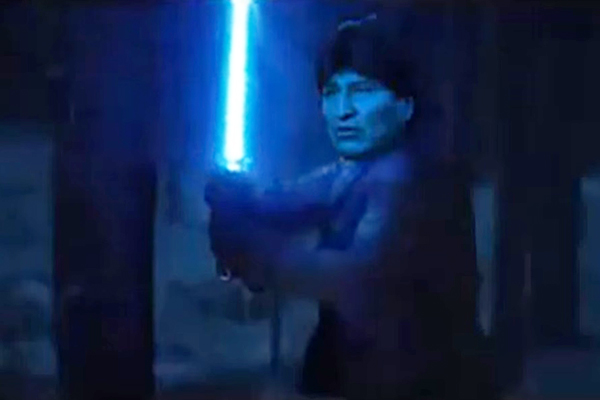 Evo Morales aparece como Jedi em vídeo inspirado em “Star Wars” e edição vira piada