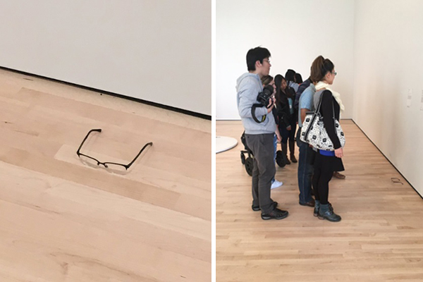 Adolescente prega “pegadinha” em turistas durante visita a galeria de arte