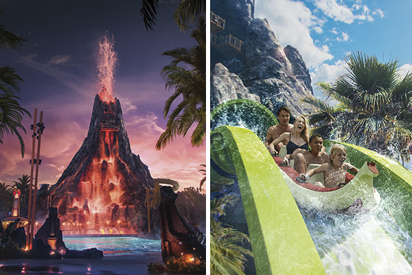 Universal Orlando Resort revela novidades sobre seu primeiro parque aquático temático, Volcano Bay