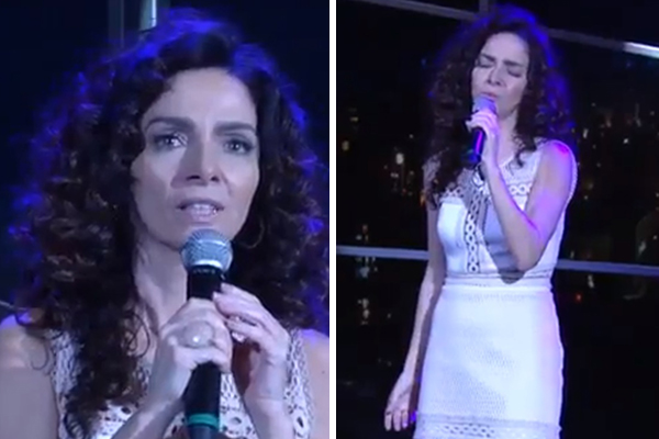Após cantar durante o “Programa do Jô” desta terça (27), Claudia Ohana é criticada na internet