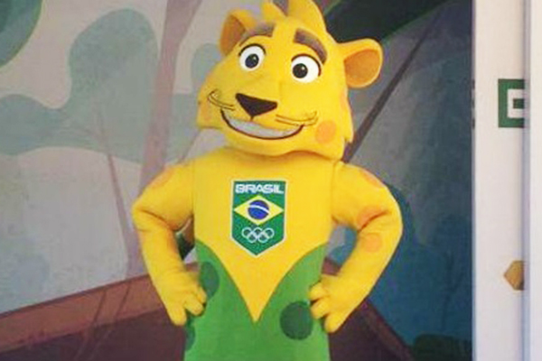 Mascote do time olímpico brasileiro vira piada nas redes sociais