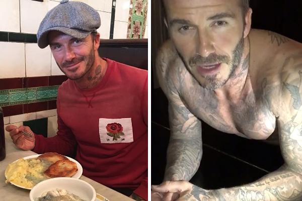 Por uma boa causa, David Beckham faz flexões só de cueca em vídeo publicado no Instagram
