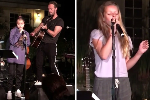 Filhos de Chris Martin, do Coldplay, fazem rara aparição em show especial com o pai famoso