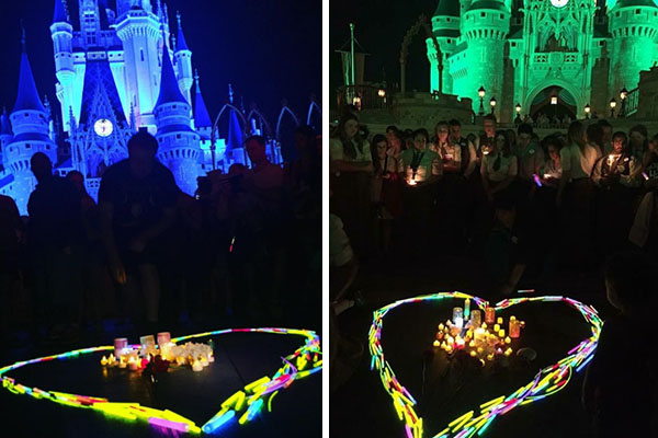 Walt Disney World faz bela homenagem às vítimas de ataque em Orlando