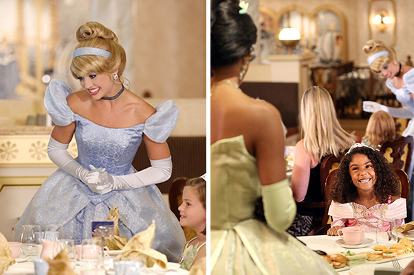 Princesas da Disney surpreendem convidados em chá da tarde especial da Disney Cruise Line