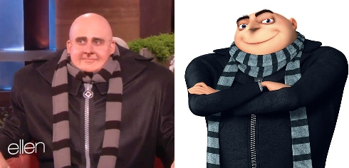 Fofura do dia: Steve Carell vai a entrevista como seu personagem de ‘Meu Malvado Favorito’