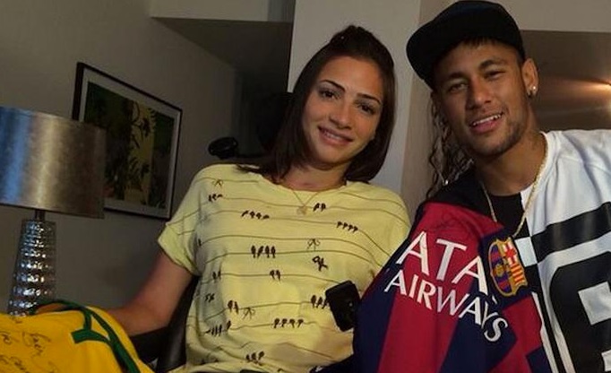 Neymar visita ginasta Laís Souza em Miami após amistoso da seleção e gera comentários nas redes sociais